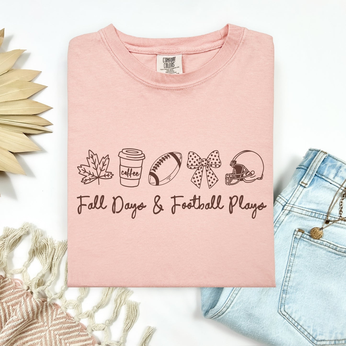 fall days & football plays screen print transfer•