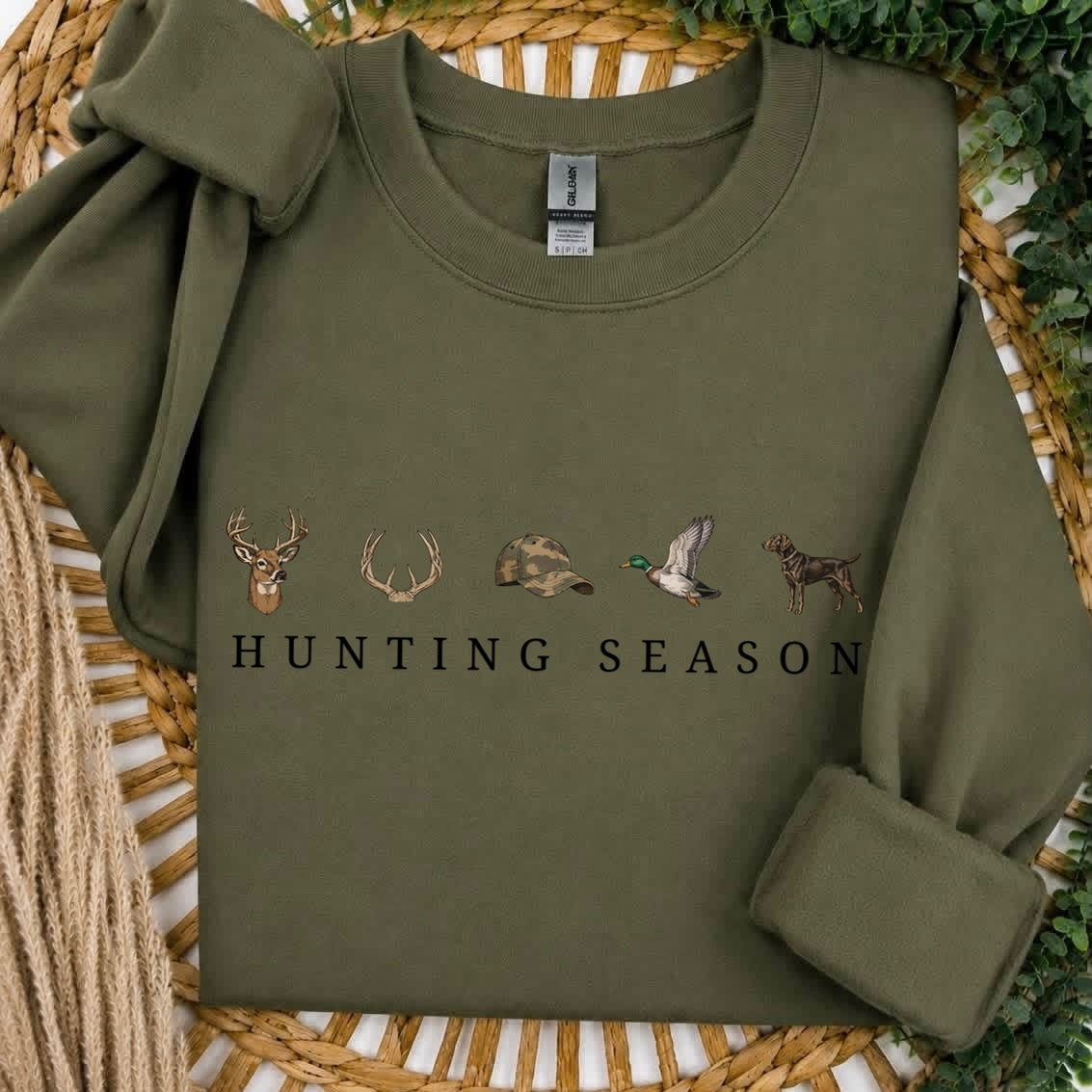 hunting season clear film screen print