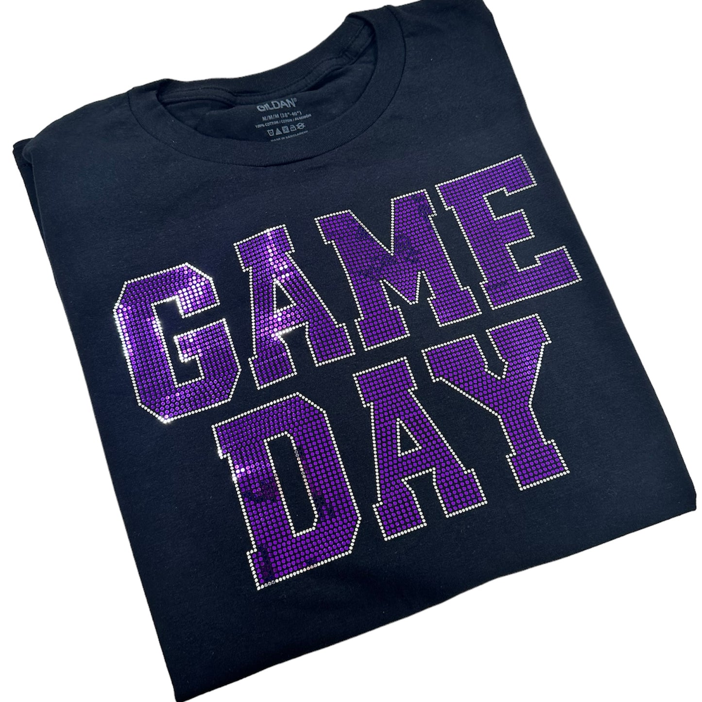 Spangle Transfer - PURPLE - game day