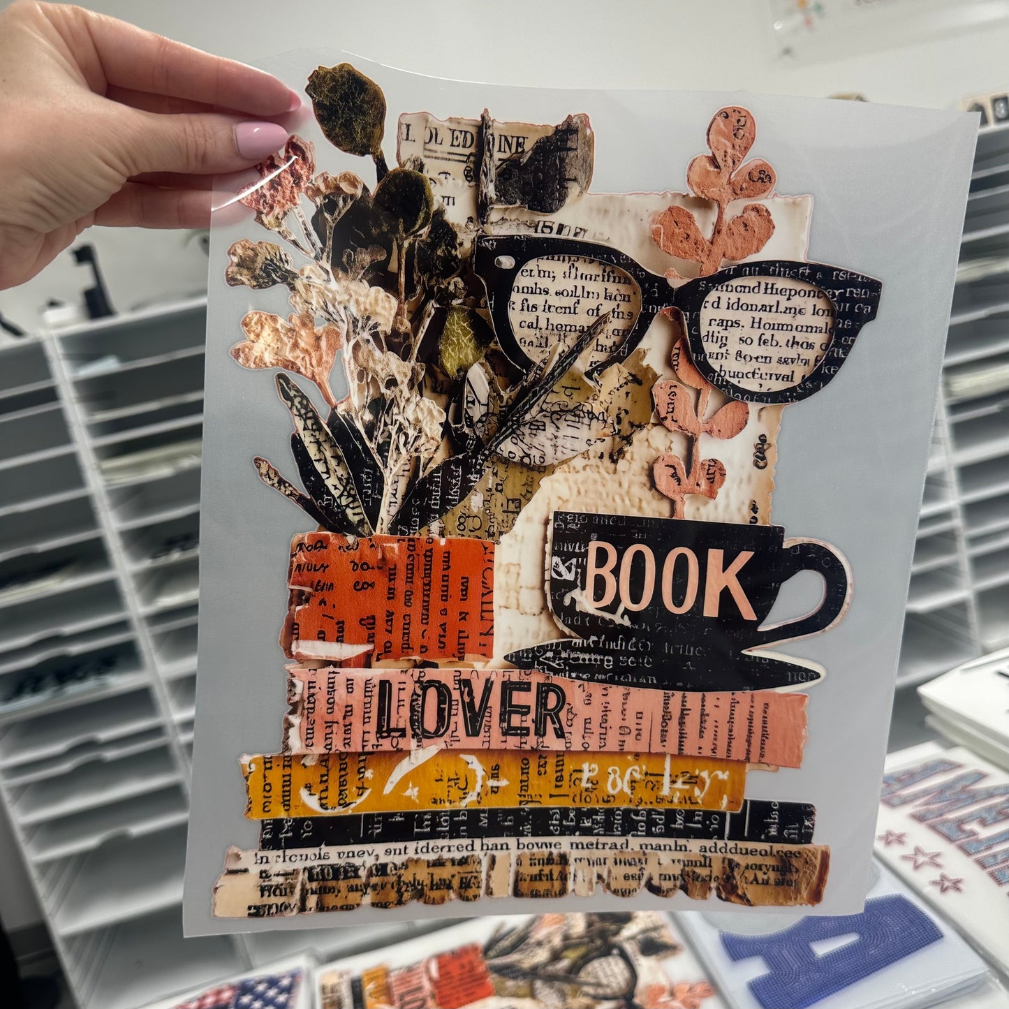 PRE-ORDER book lover DTF 7-10 biz day tat