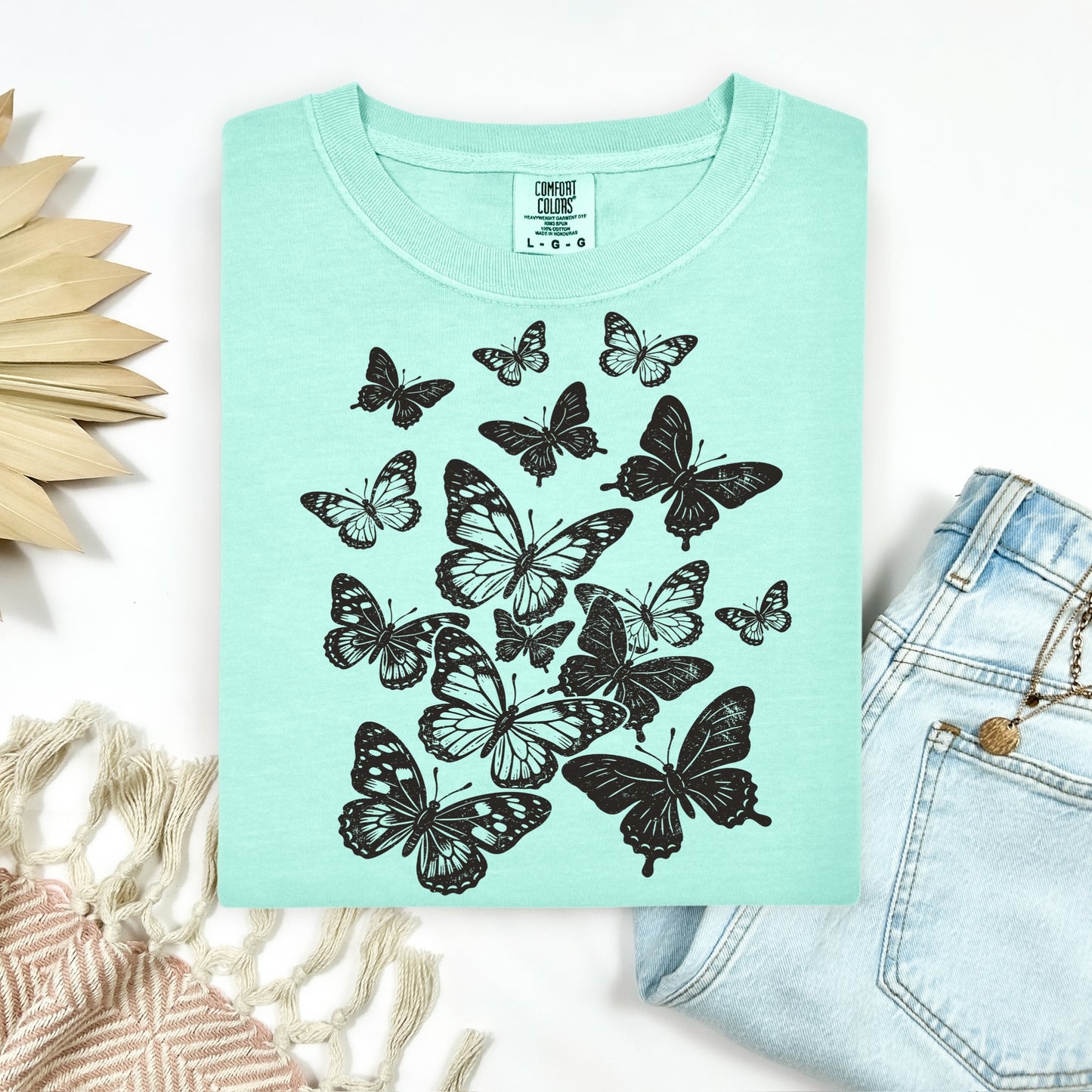 butterflies screen print transfer•