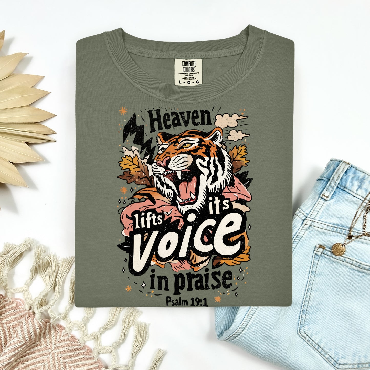 heaven lifts its voice clear film screen print