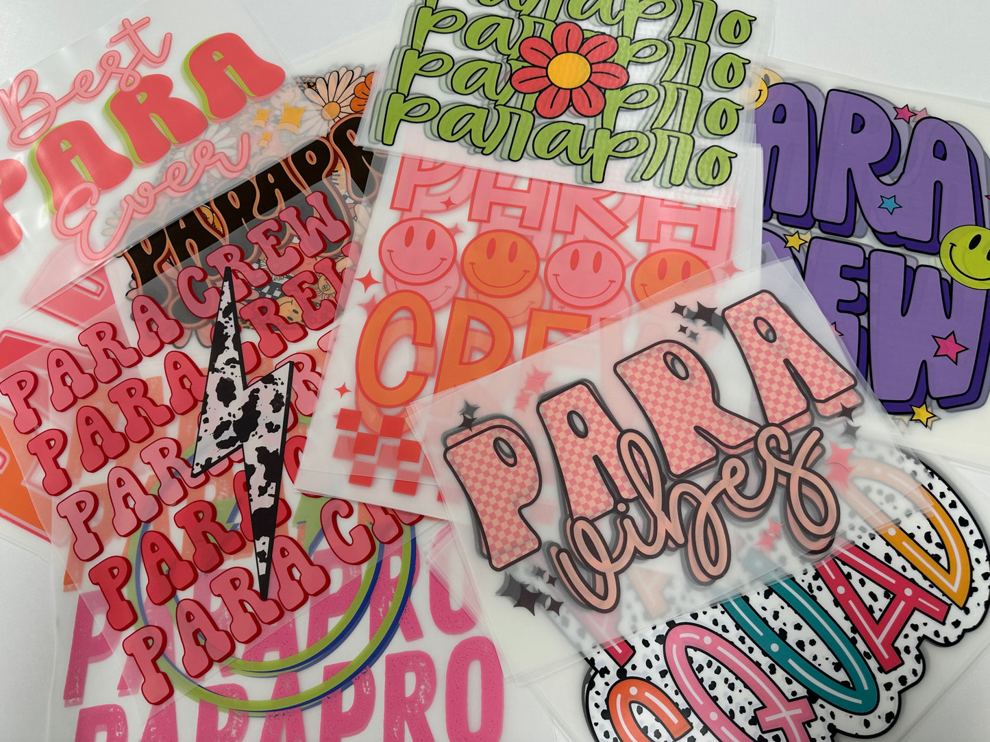 READY TO SHIP dtf PARAPRO gang sheet