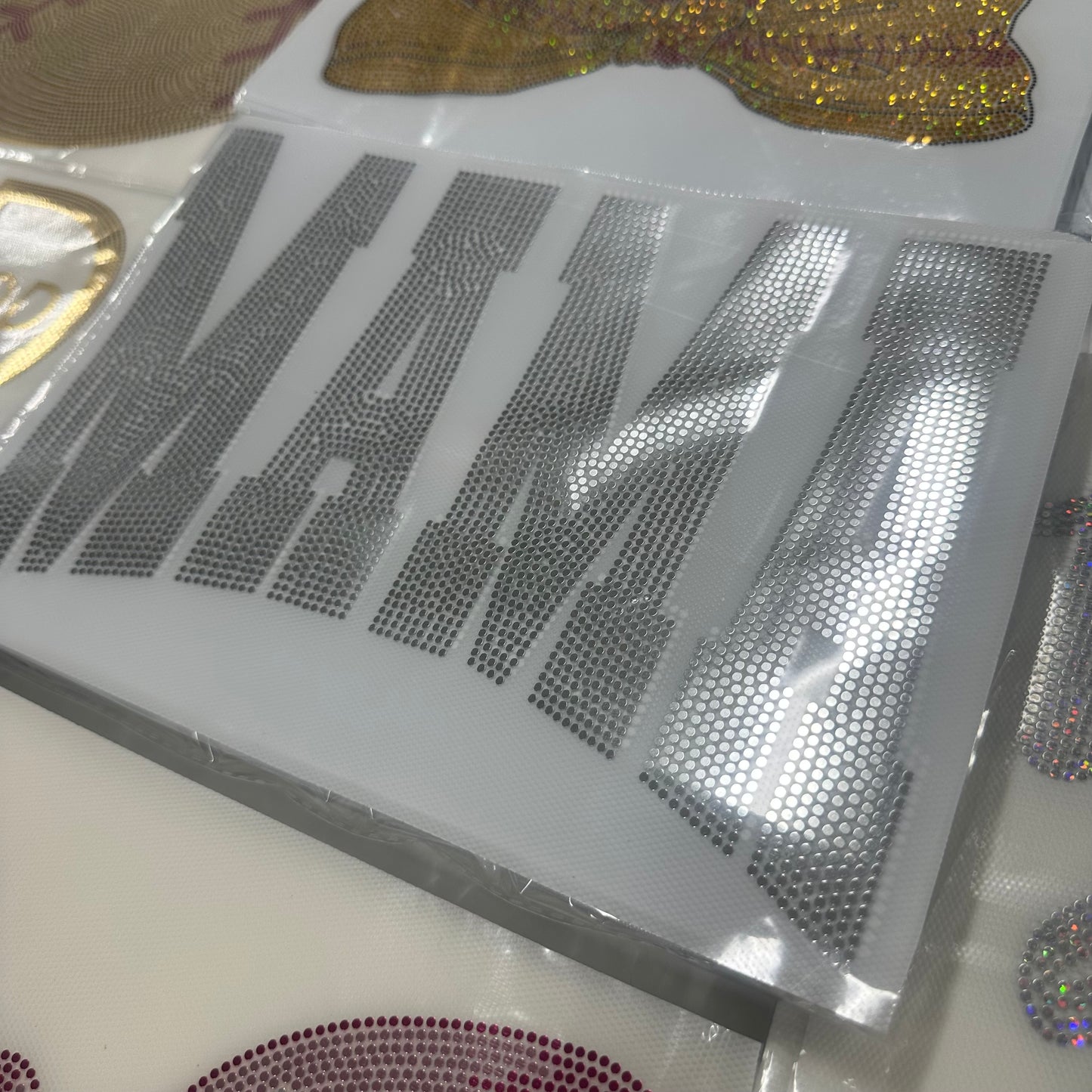 Spangle Transfer - MAMA silver