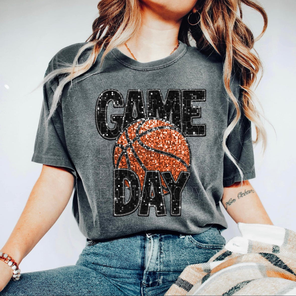 pre-designed BASKETBALL GAME DAY dtf gang sheet - 1-2 business day TAT