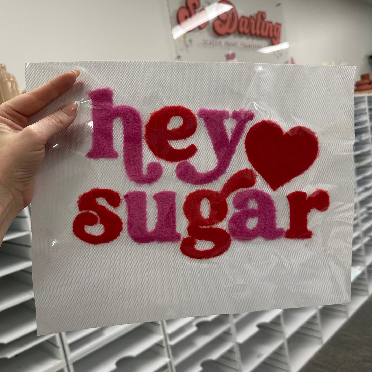 Fluffy Patch - hey sugar