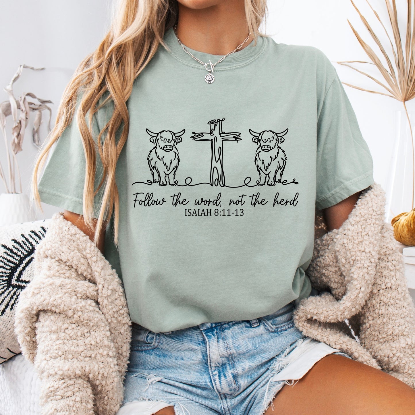 follow the word not the herd screen print transfer