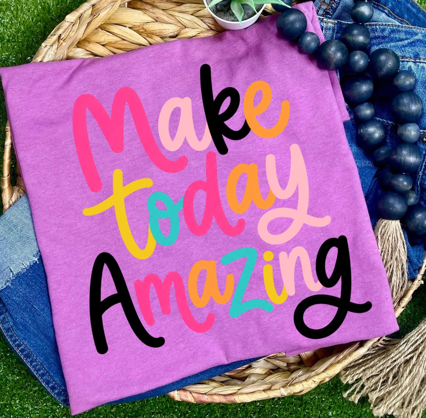 make today amazing clear film screen print