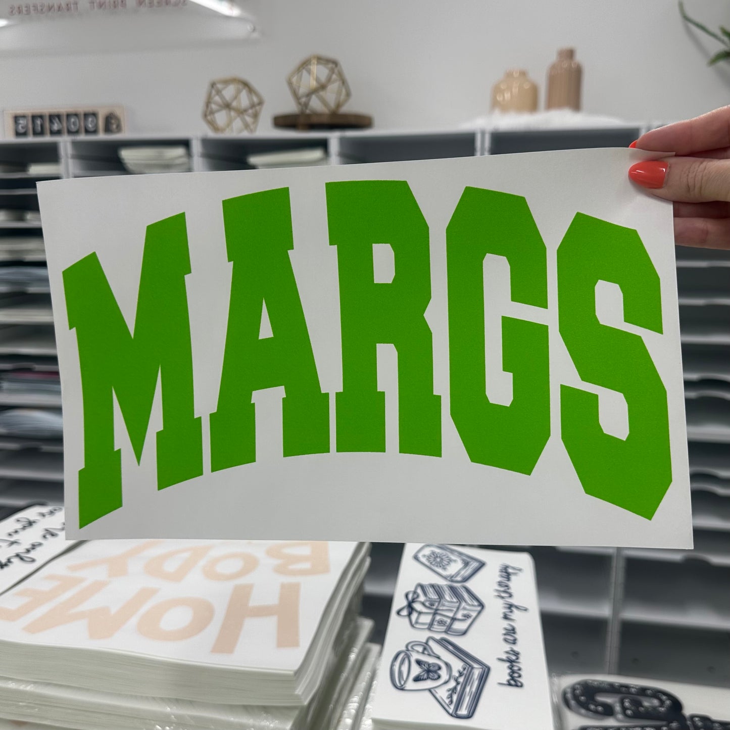 MARGS screen print transfer•