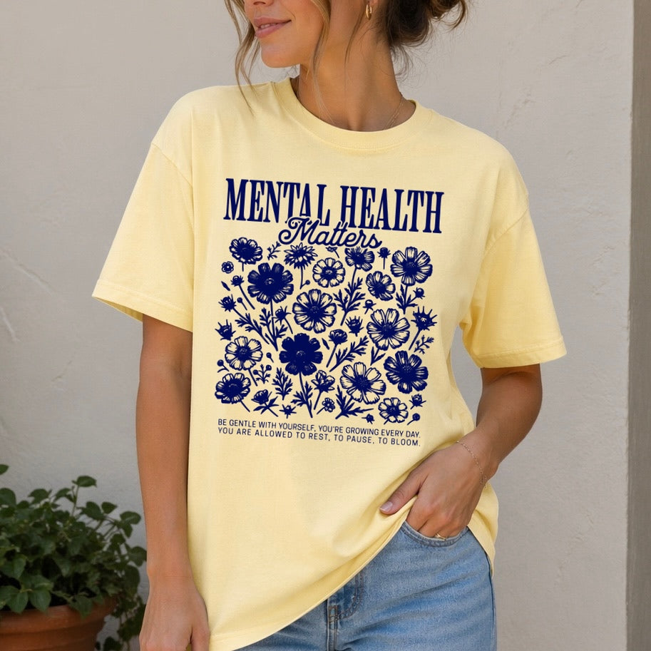 mental health matters screen print transfer•