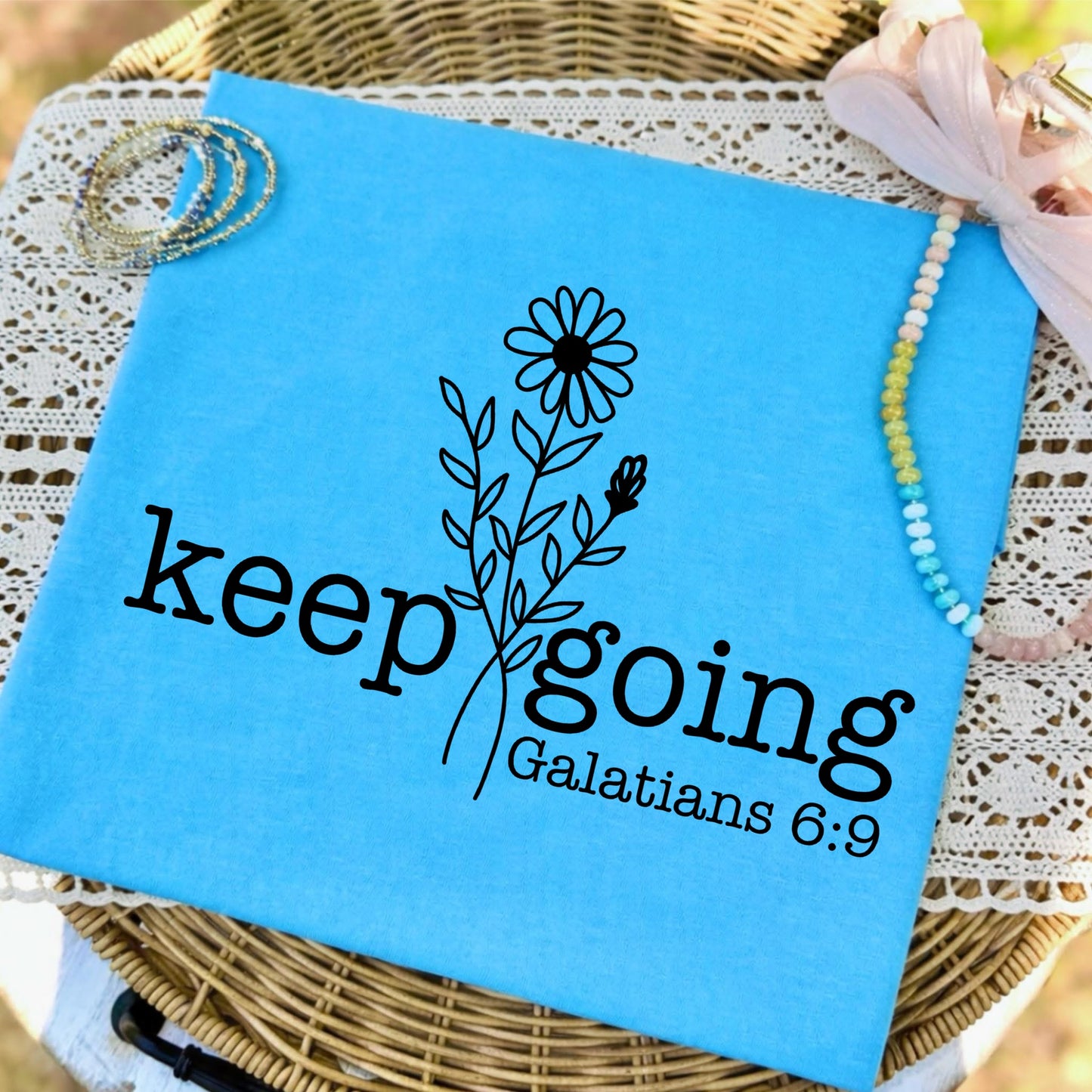 keep going screen print transfer•