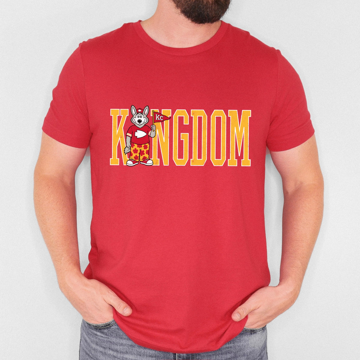 KC Kingdom clear film screen print