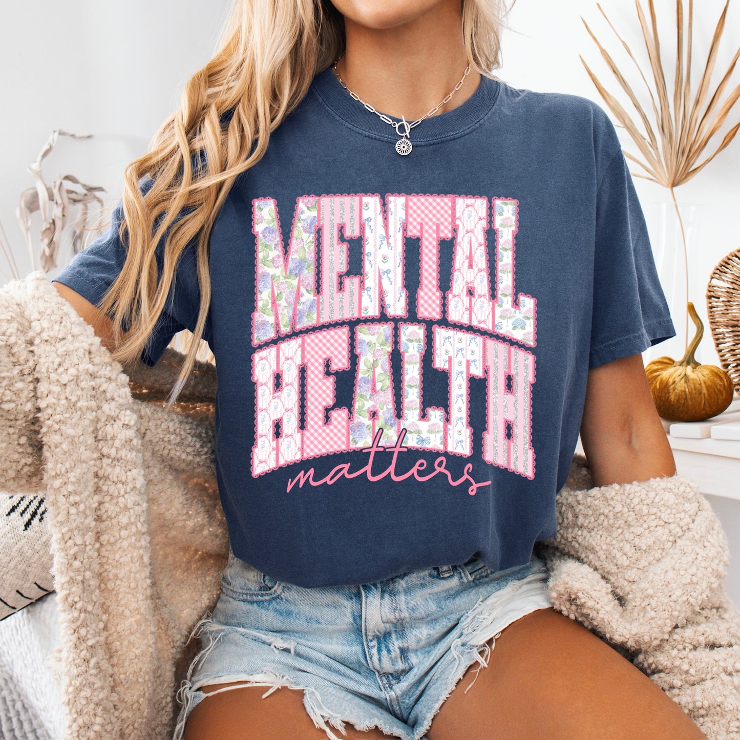 mental health matters clear film screen print