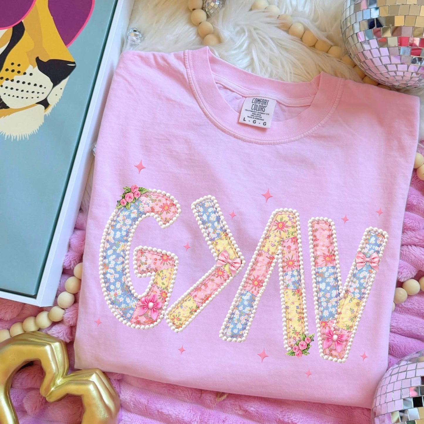 god is greater clear film screen print