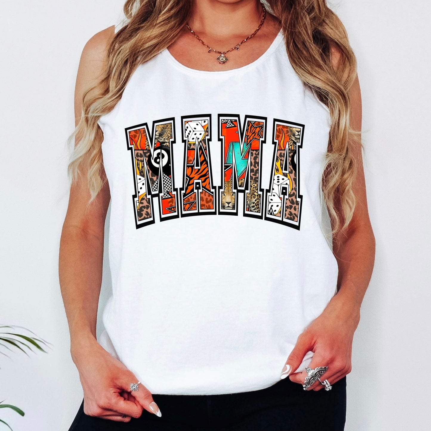 MAMA GRUNGE clear film screen print