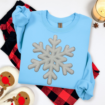 Chenille Patch - Snowflake