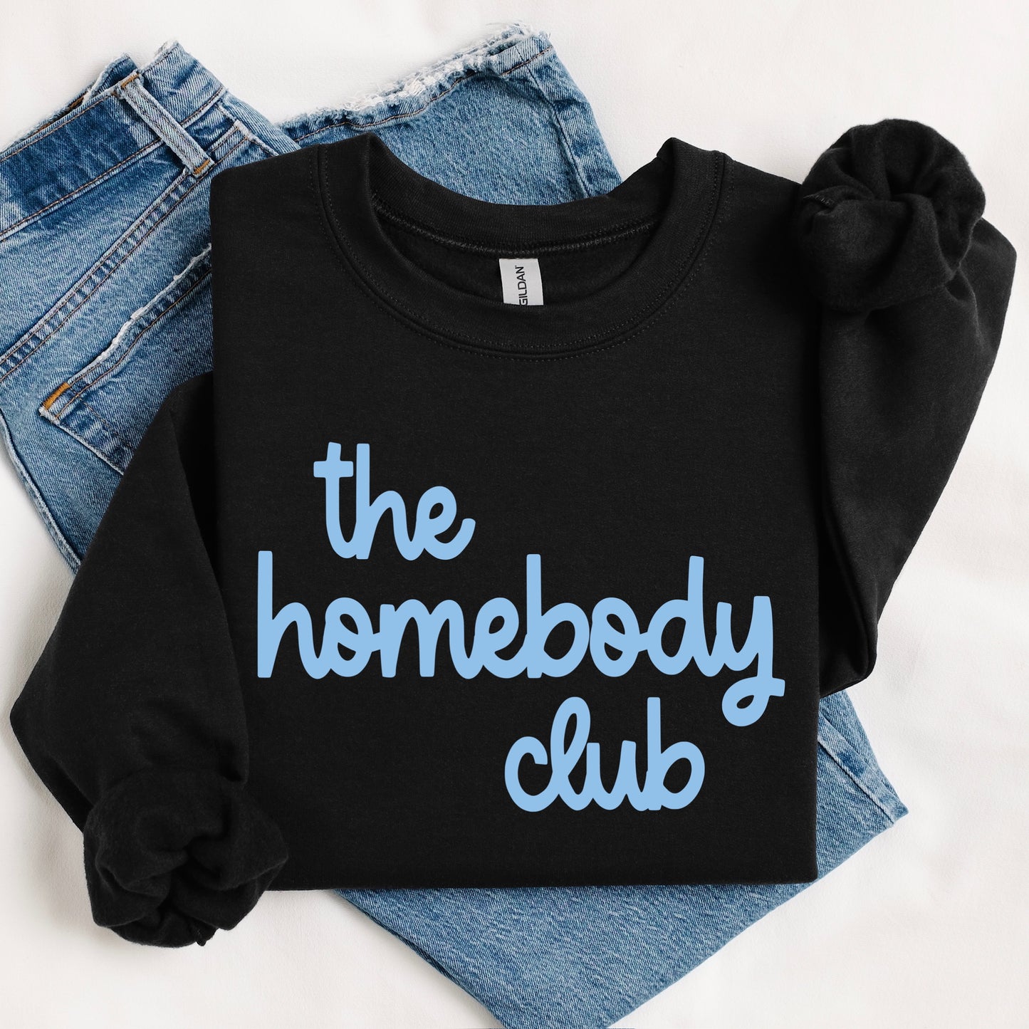 the homebody club screen print transfer