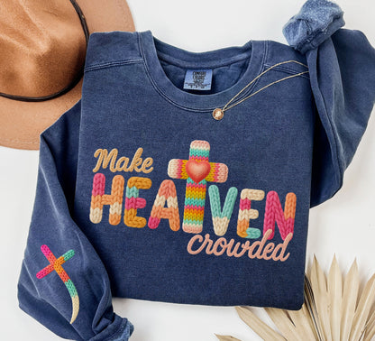 make heaven crowded clear film screen print