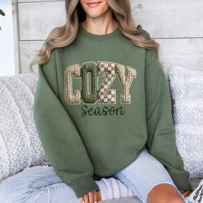 cozy season clear film screen print