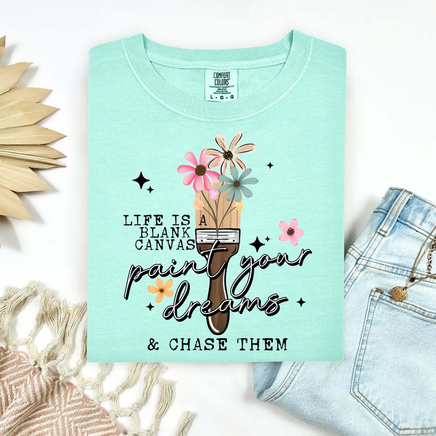 paint your dreams clear film screen print