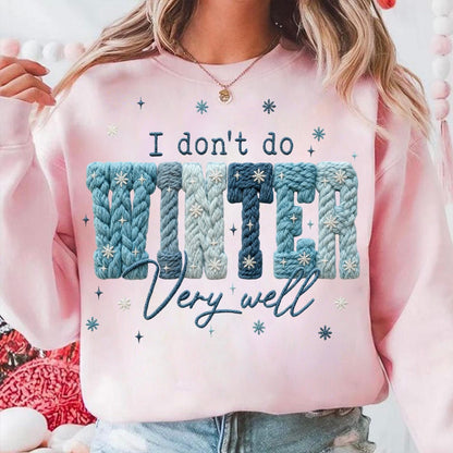 I dont do winter very well clear film screen print