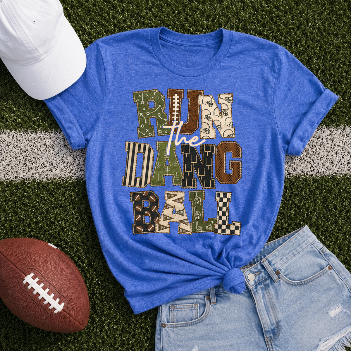 run the dang ball clear film screen print