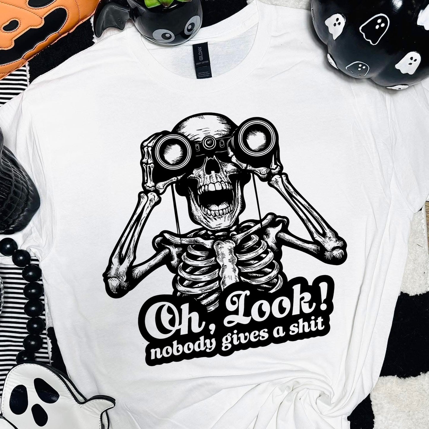 oh look nobody gives a shit screen print transfer