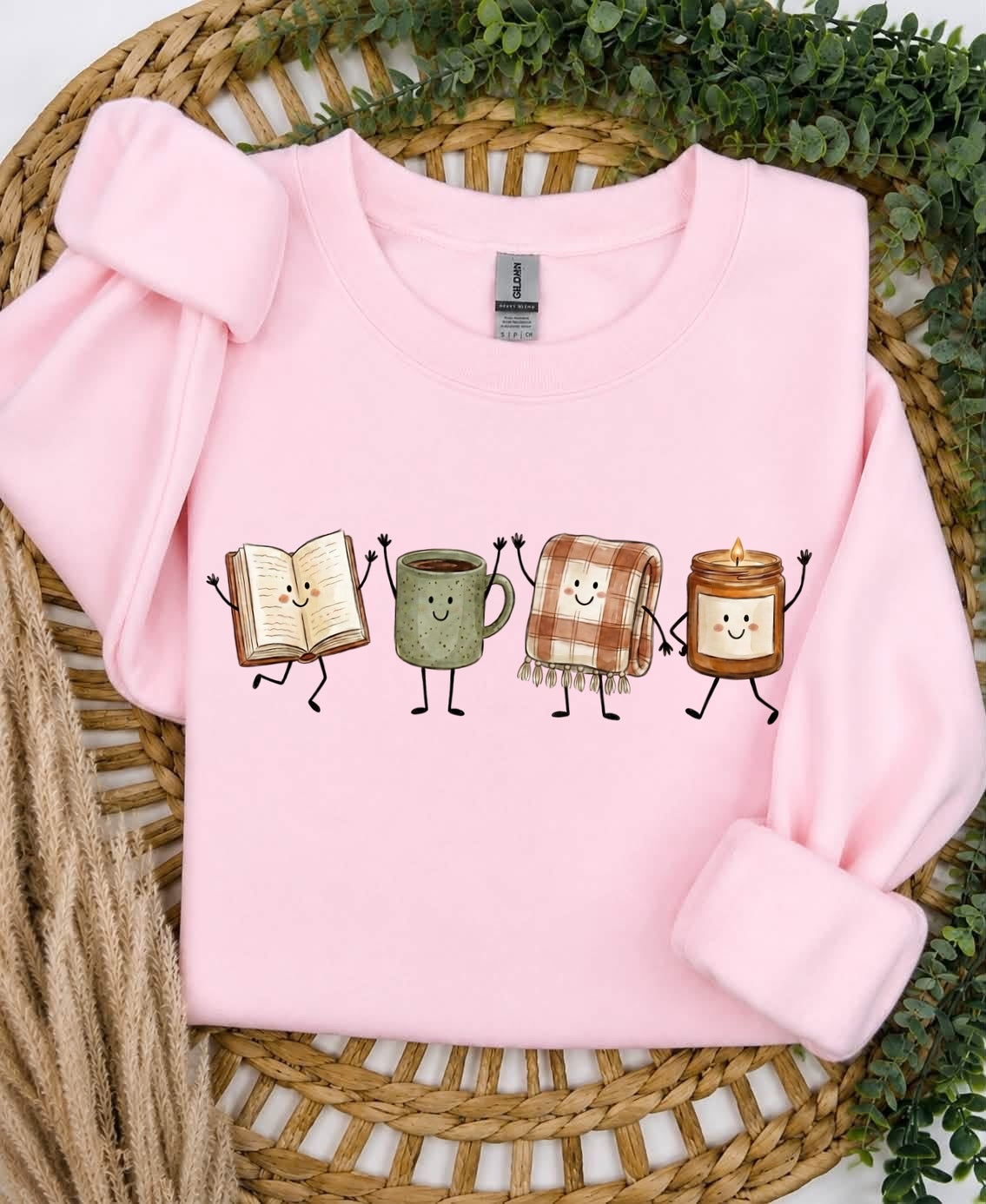 bookish fall doodles clear film screen print