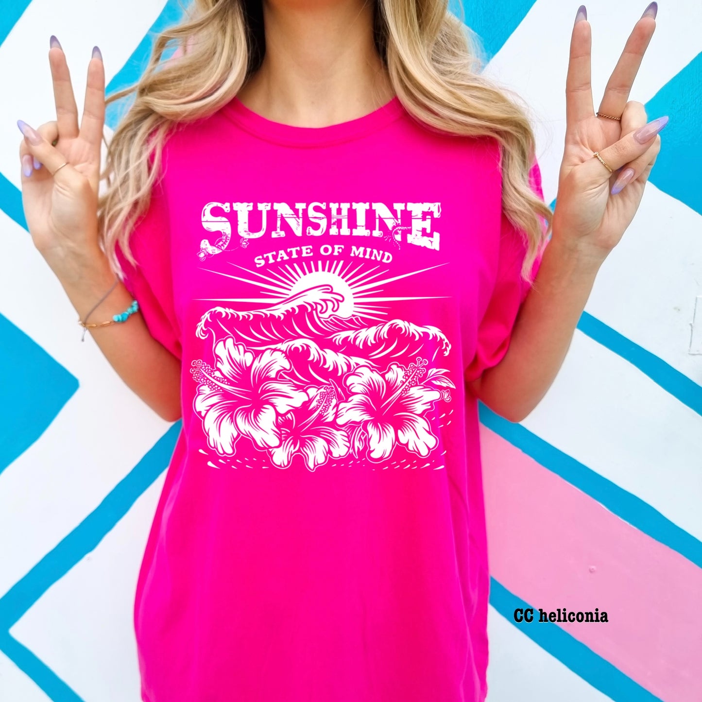 sunshine state of mind screen print transfer