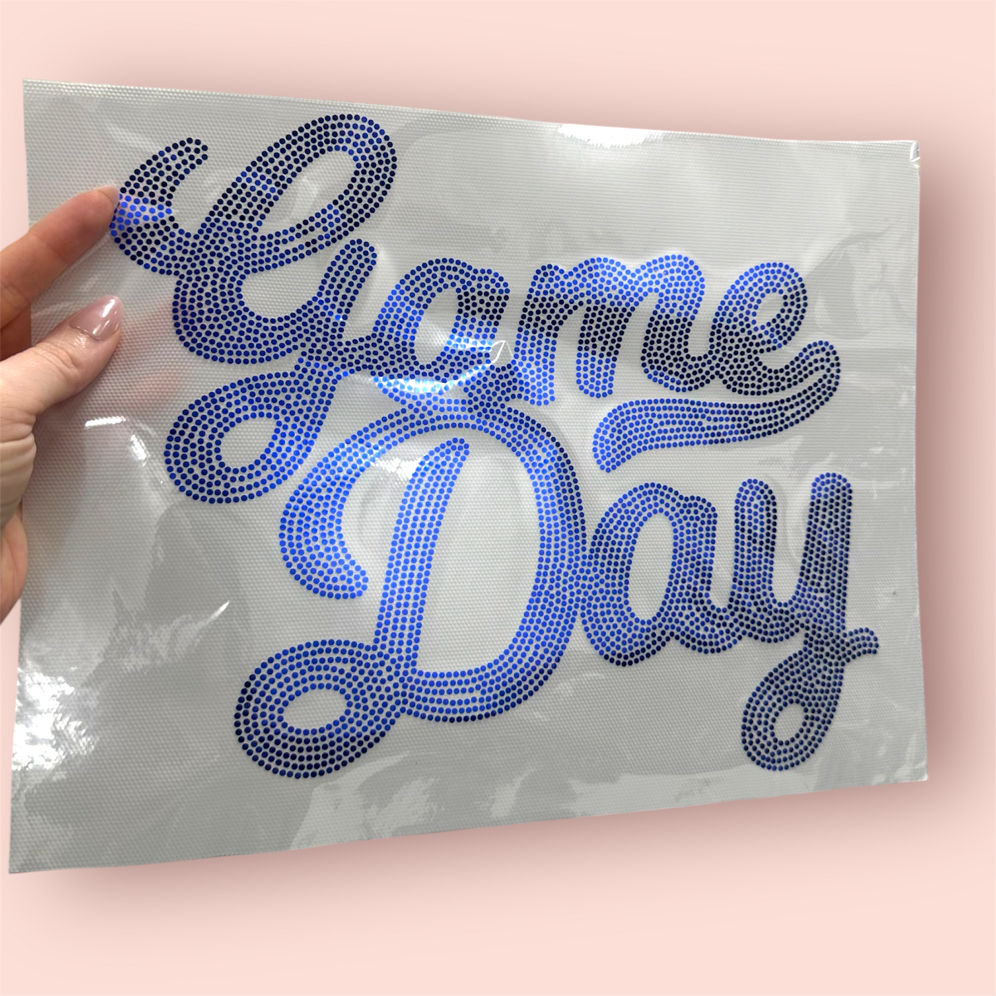 Spangle Transfer - BLUE game day