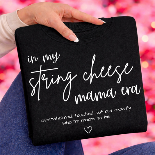 string cheese mama era screen print transfer