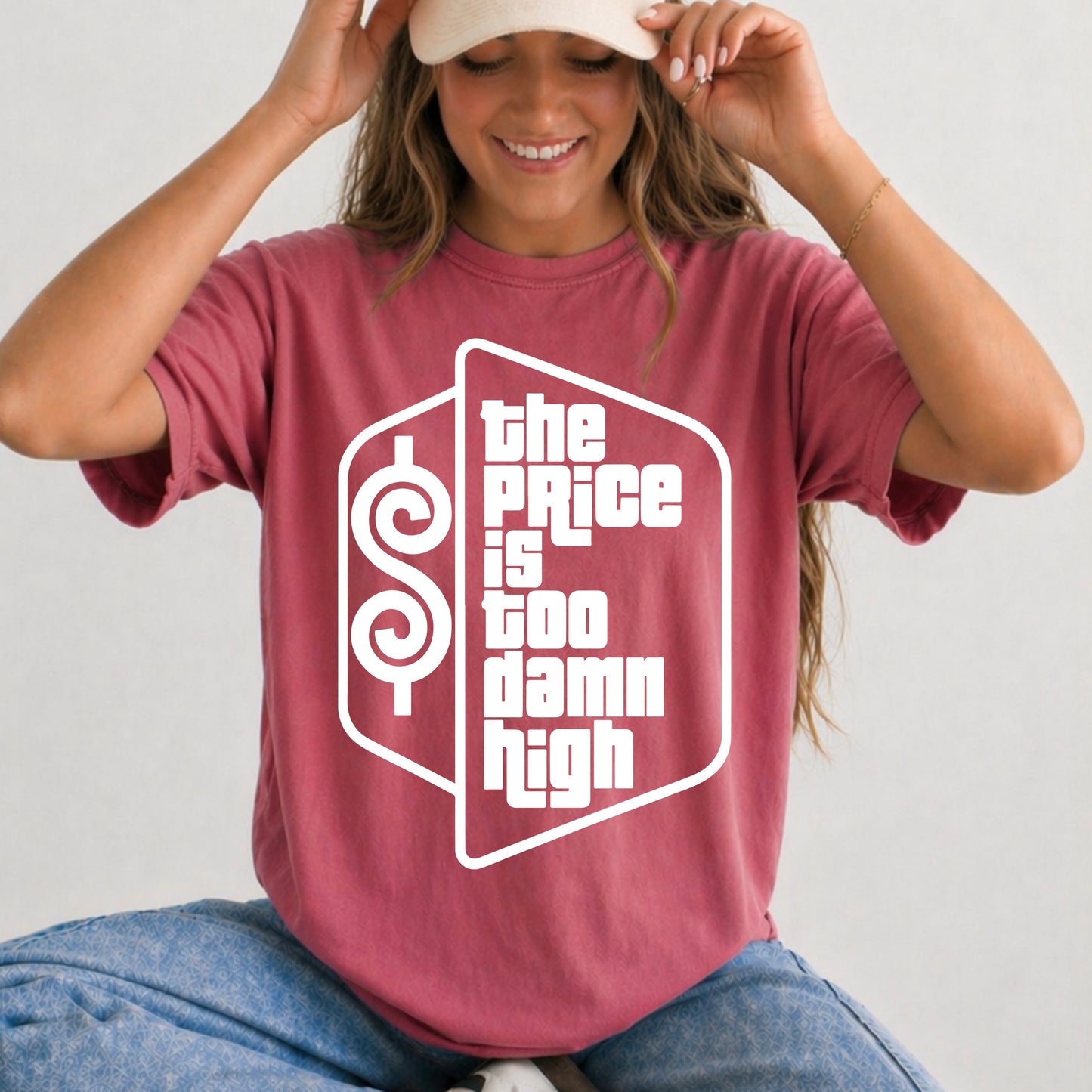 the price is too damn high screen print transfer•