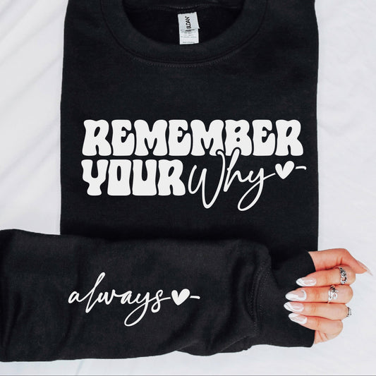 remember your why screen print transfer