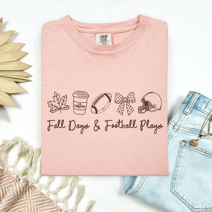 fall days & football plays screen print transfer•