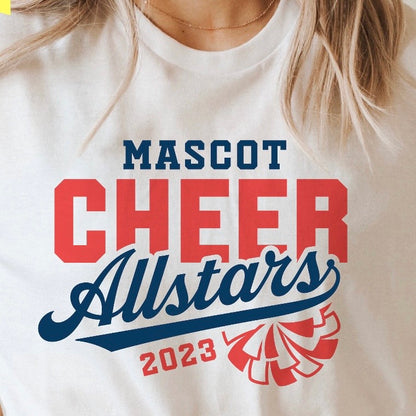semi-custom CHEER mascot (design set up only)