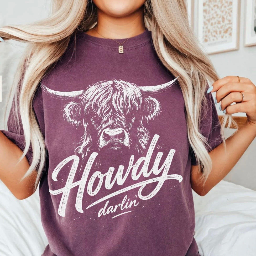 howdy darlin screen print transfer•