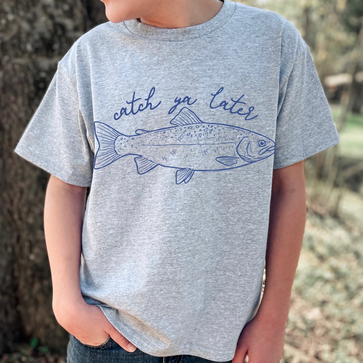 catch ya later screen print transfer•