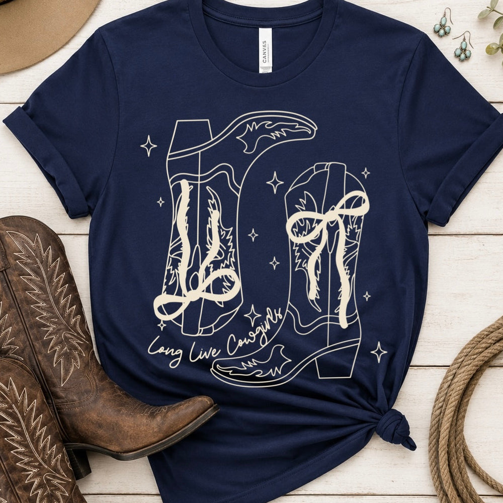 long live cowgirls screen print transfer•