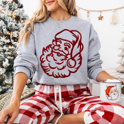 PRE-ORDER Fluffy Patch - Red Santa 5-7 biz day tat