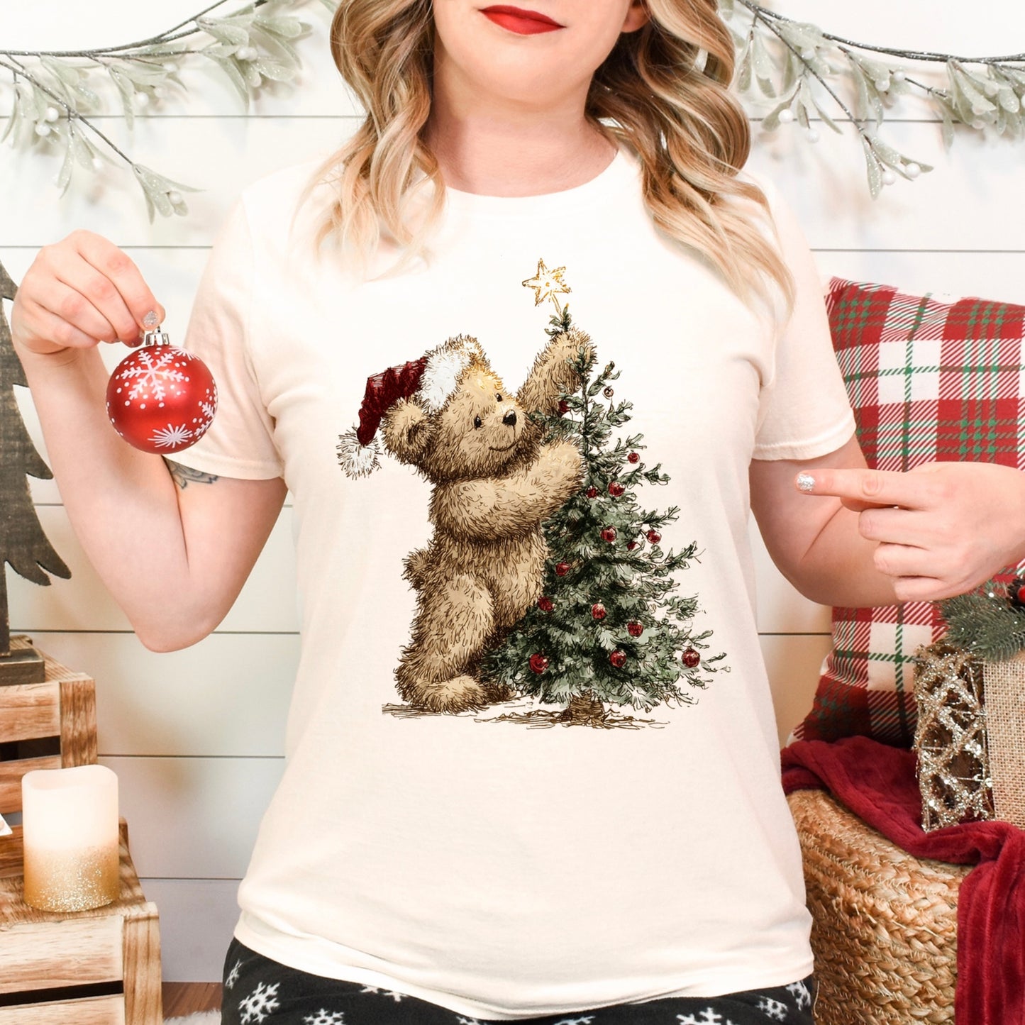 PRE-ORDER teddy bear tree DTF 5-7 biz day tat