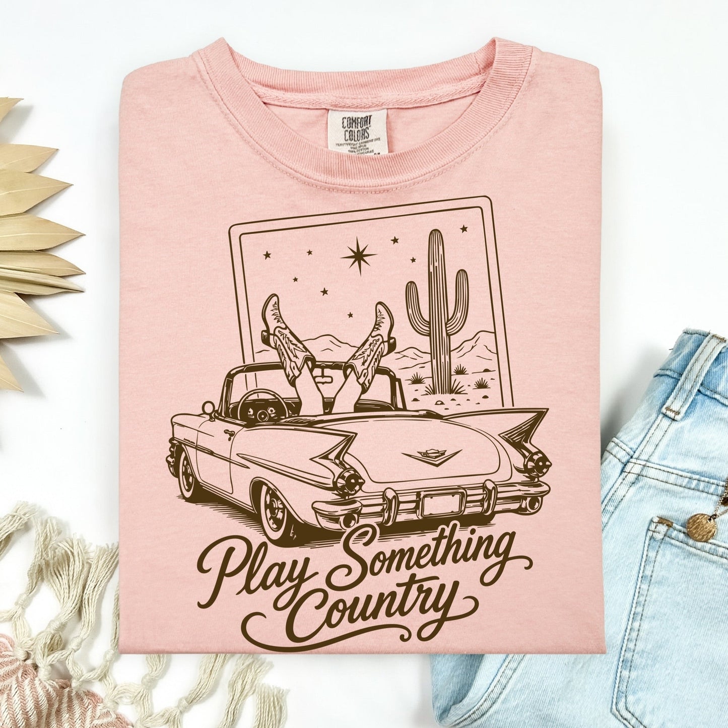 play something country screen print transfer•