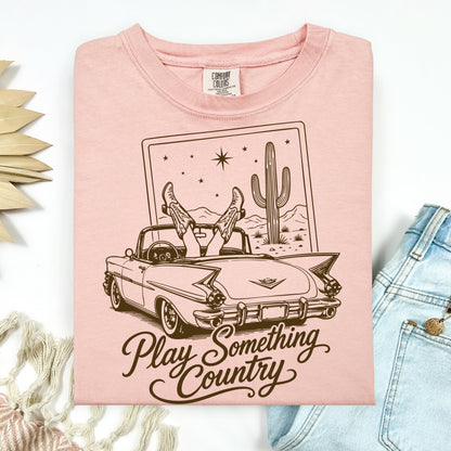 play something country screen print transfer•