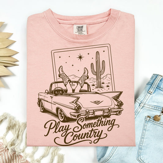play something country screen print transfer•