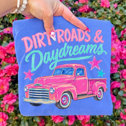 Dirtroads & daydreams clear film screen print
