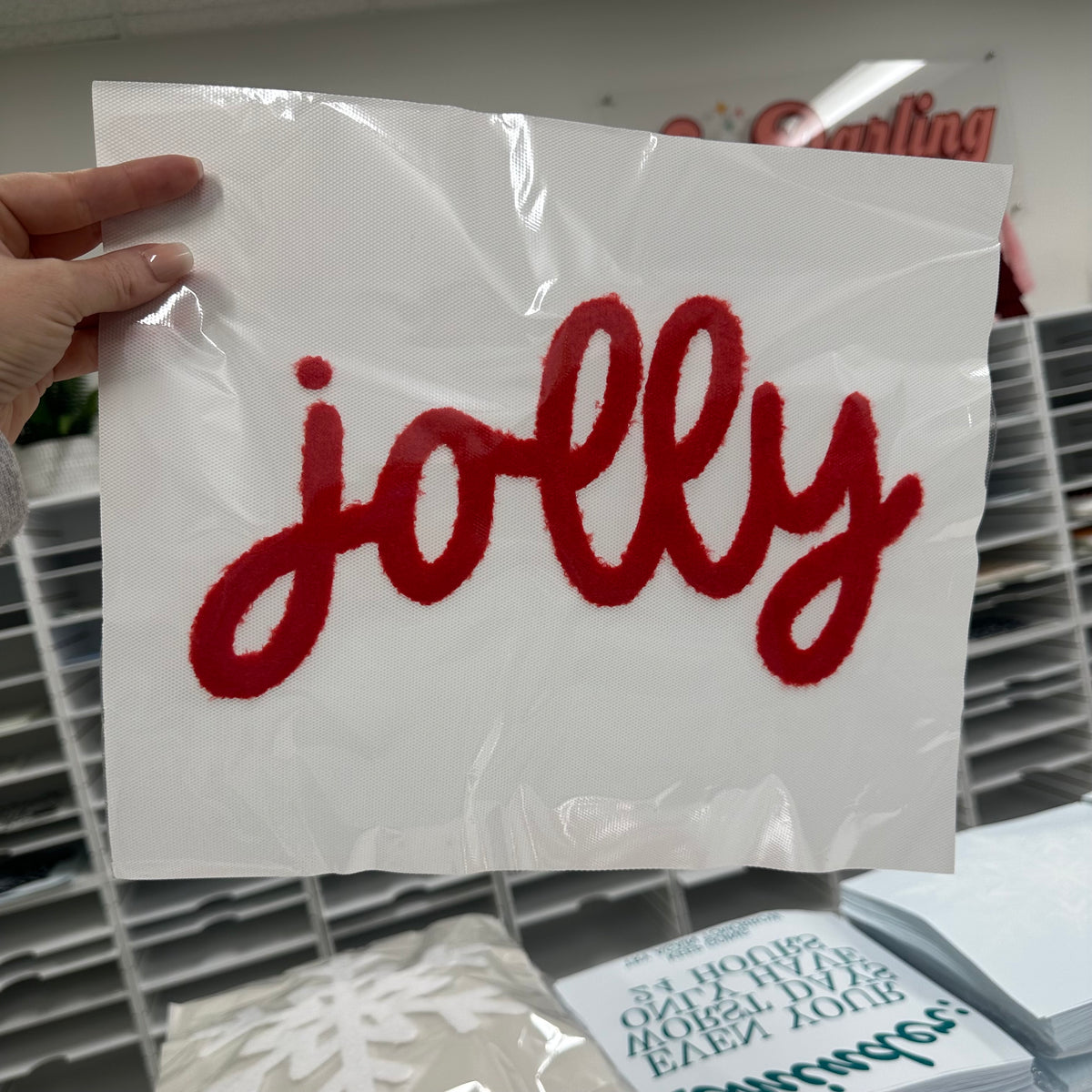 PRE-ORDER Fluffy Patch - Jolly 5-7 biz day tat