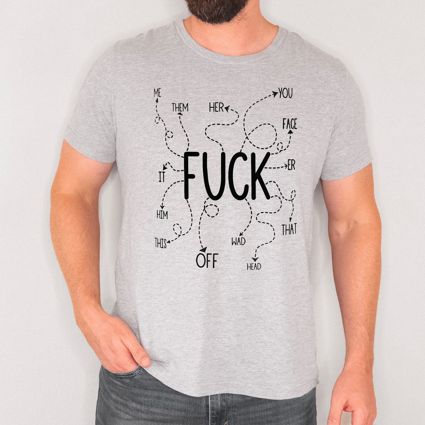 fuck everything screen print transfer