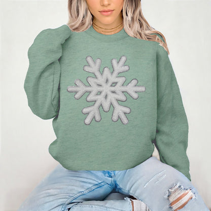 Chenille Patch - Snowflake