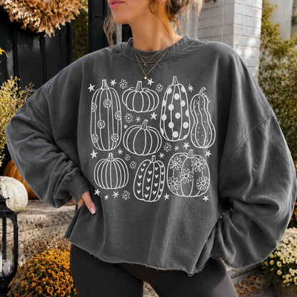 pumpkin doodles screen print transfer•