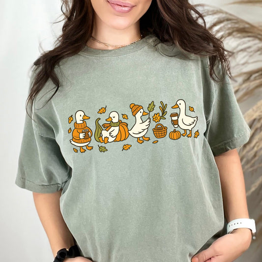 PRE-ORDER 5-7 biz day tat autumn geese DTF
