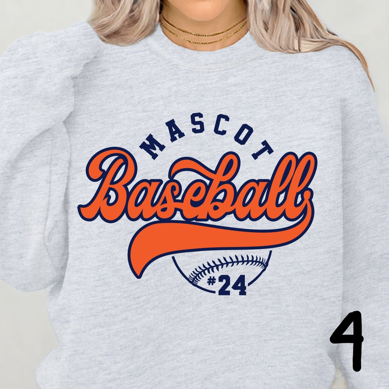 semi-custom BASEBALL mascot (design set up only)